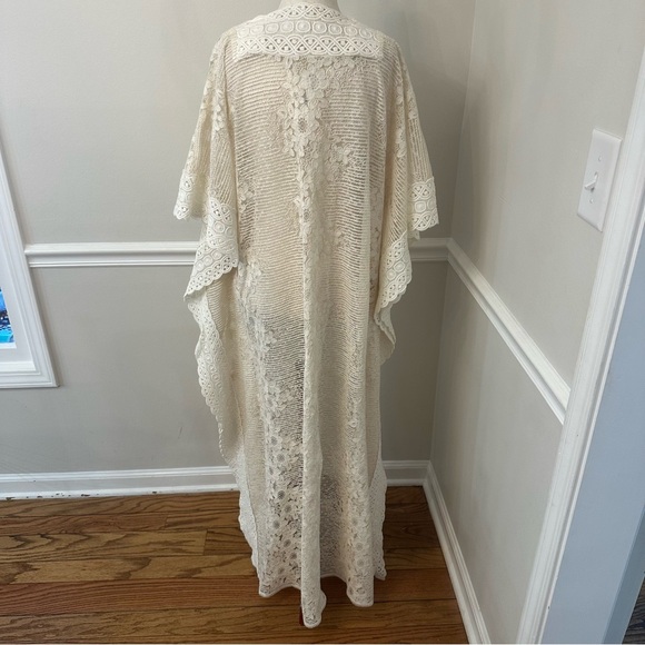 Anna Sui Flowering fields lace kaftan/dress- Size PS - Picture 4 of 6